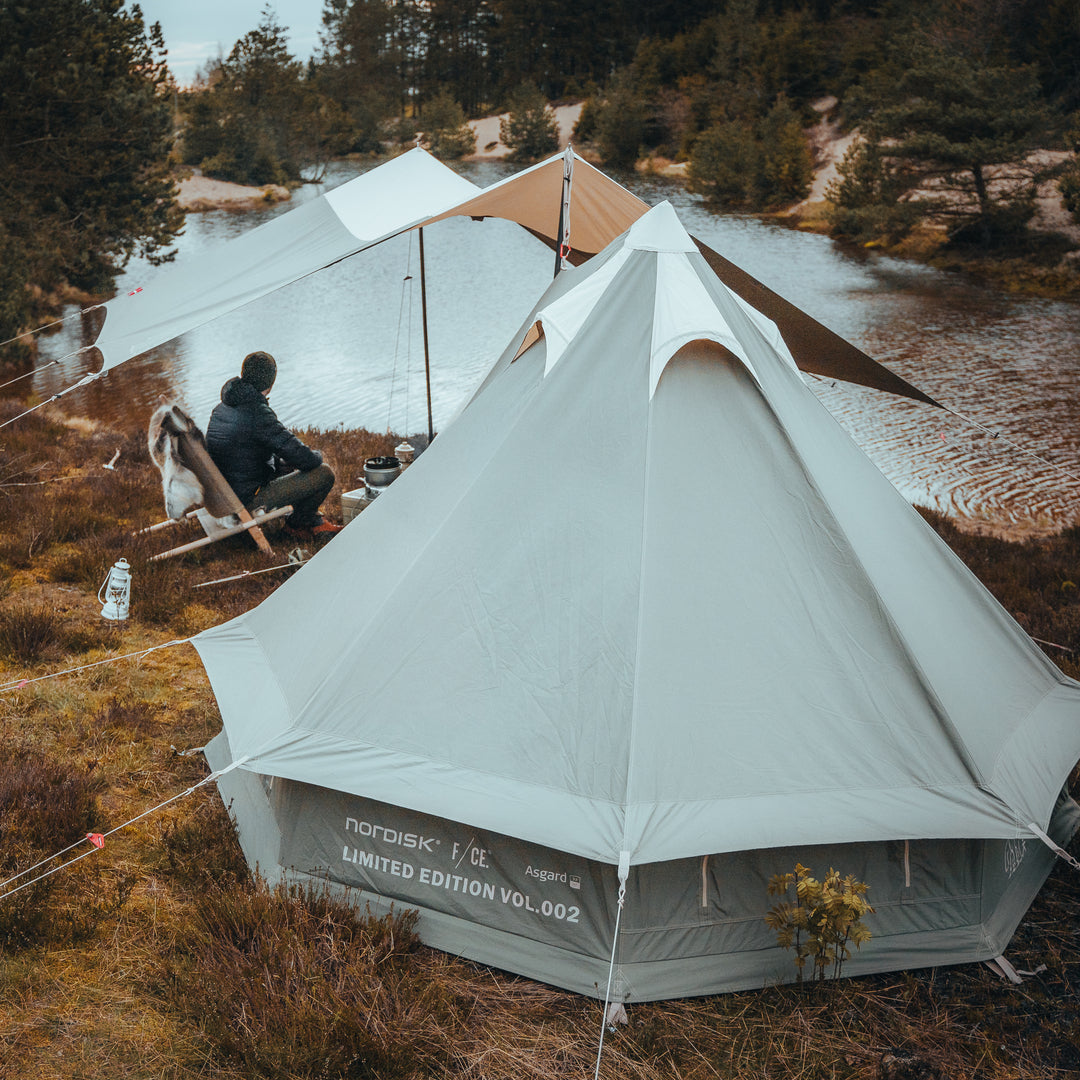 Asgard 7.2 Glampingtelt - 7.2 m² | 3 personer | Sage Green