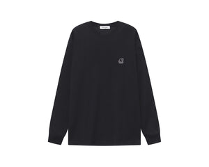 Small Polar Bear Long Sleeve T-Shirt Men's - Black