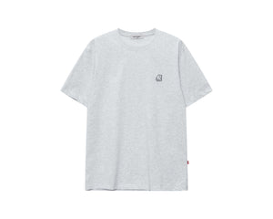 Small Polar Bear Short Sleeve T-Shirt Unisex - Light Grey