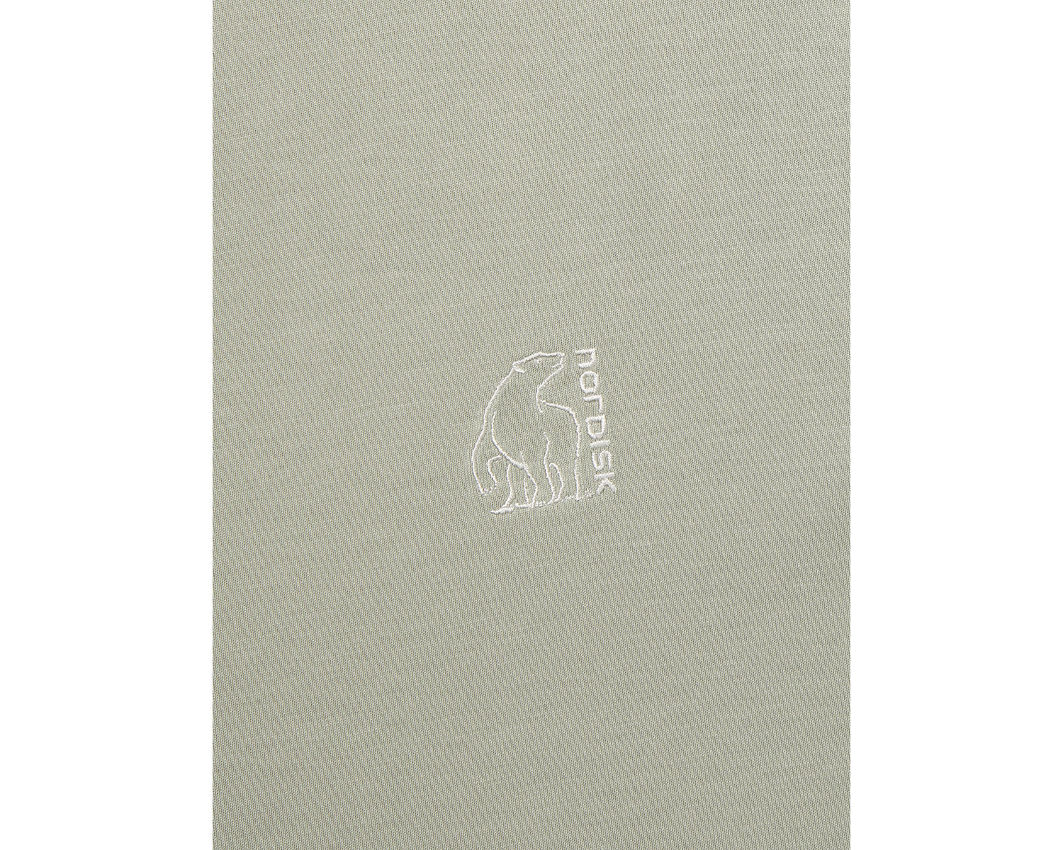 Small Polar Bear Short Sleeve T-Shirt Unisex - Khaki