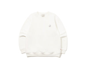 Sauna Cartoon Polar Bear Graphic Sweatshirt Unisex - Off White