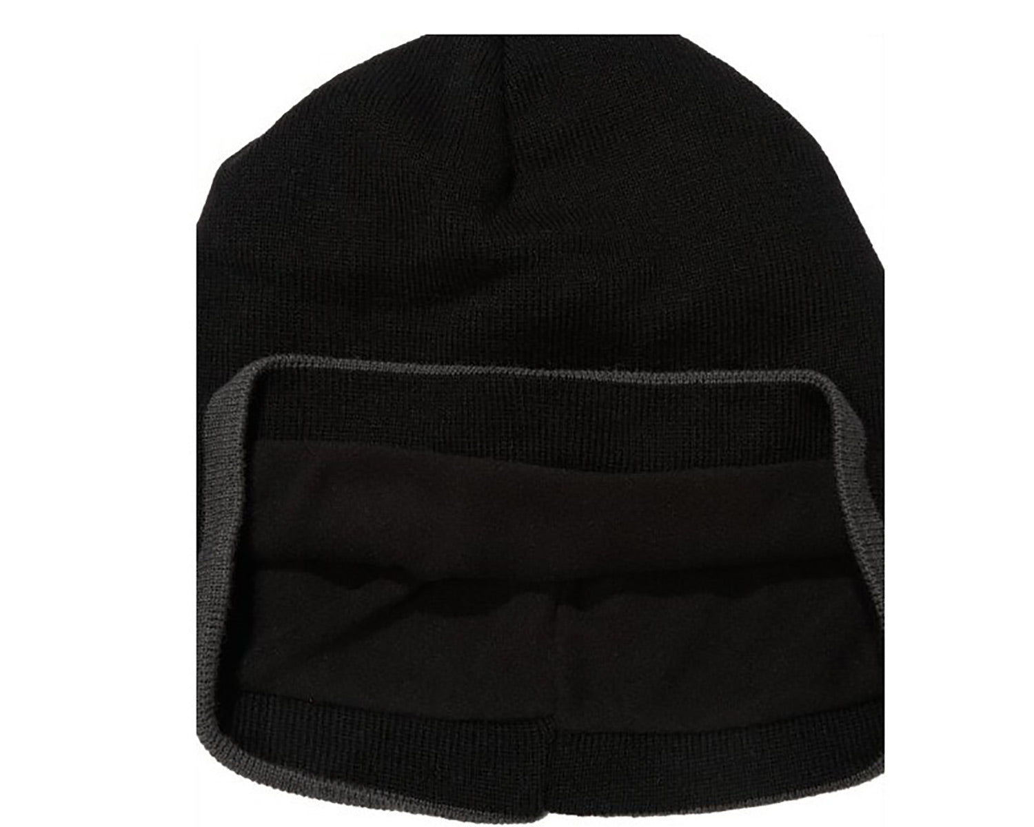 Big Logo Wording Beanie Unisex - Black