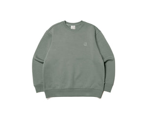 Camping Bear Back Brushed Sweatshirt Unisex - Jade
