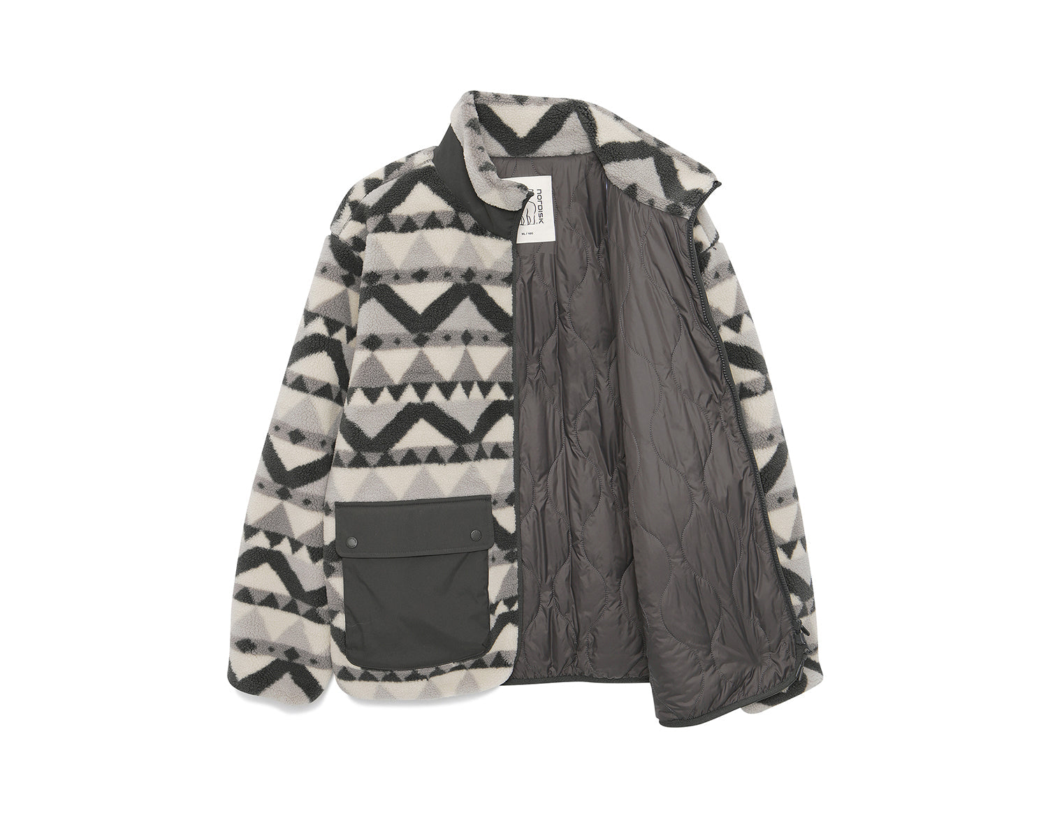 Fleece Jacket Unisex - Grey