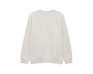 Basic Brushed Sweatshirt Unisex - Oatmeal Melange Beige
