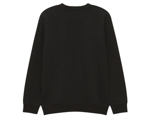Basic Brushed Sweatshirt Unisex - Black