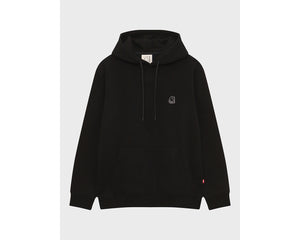 Basic Brushed Hoodie Unisex - Black