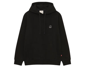 Basic Brushed Hoodie Unisex - Black