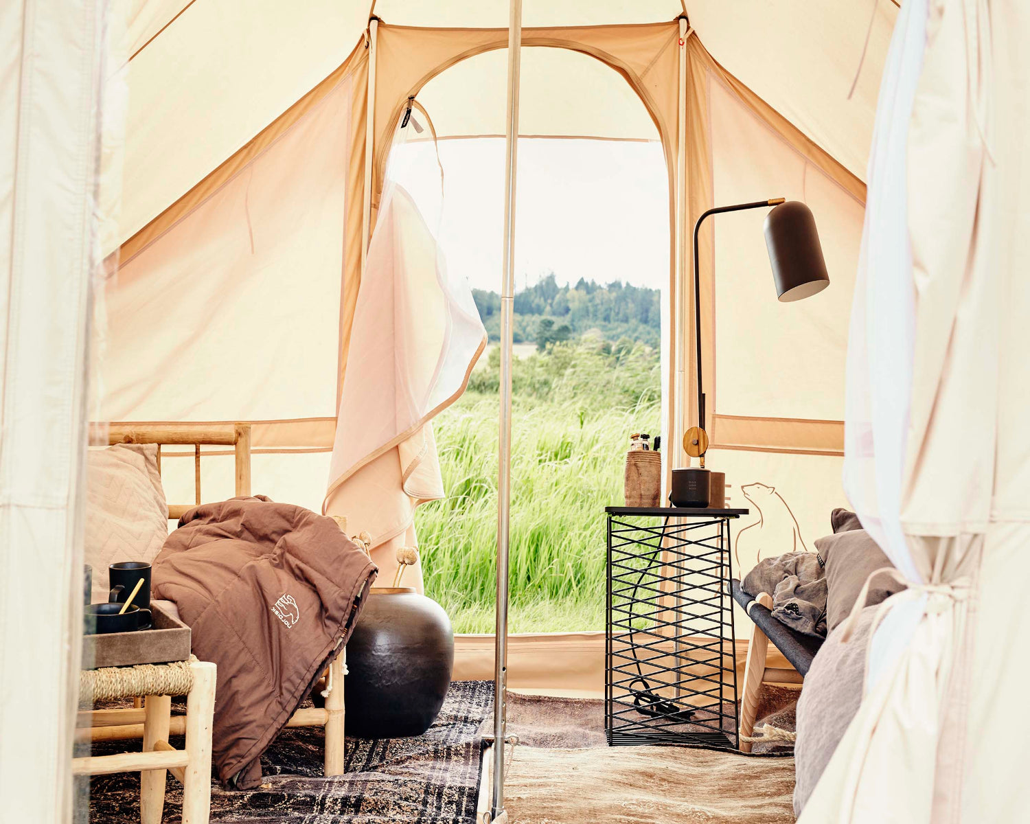 Utgard 13.2 Glampingtelt - 13.2 m² | 6 personer | Sandshell