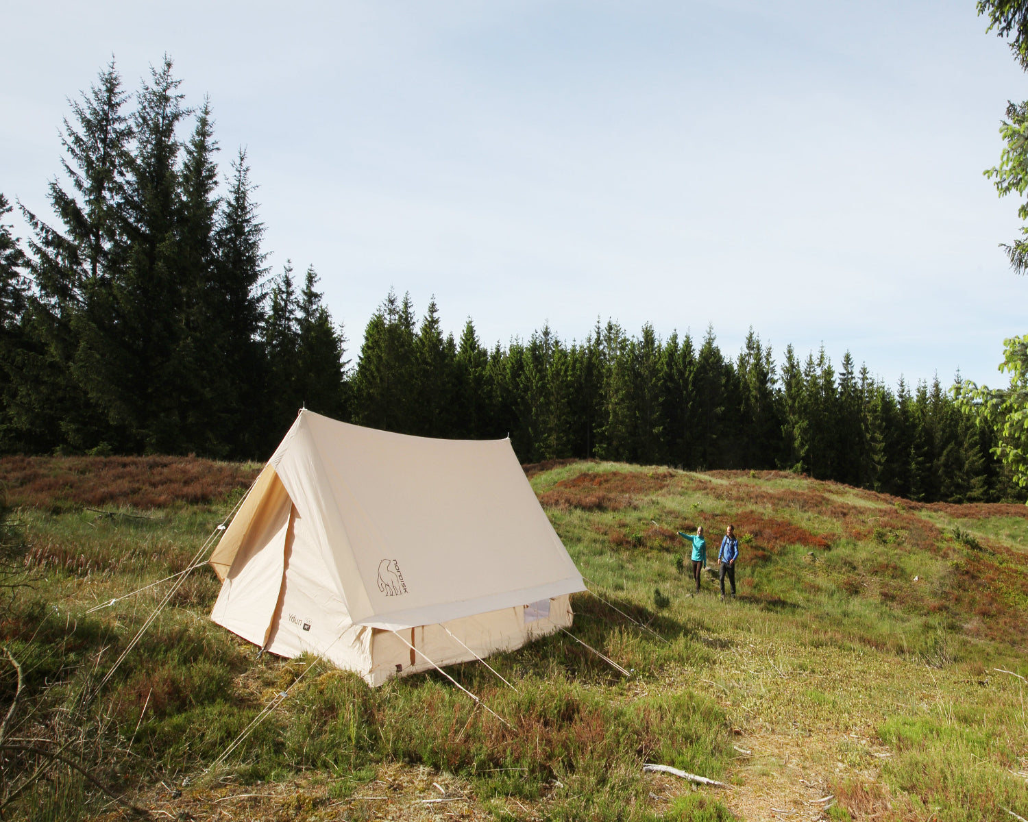 Ydun 5.5 Glampingtelt - 5.5 m² | 4 personer | Sandshell