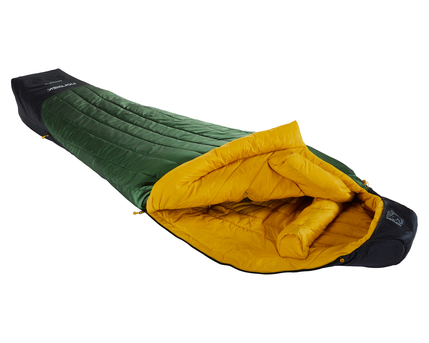 Gormsson -10° Mummy sovepose - Artichoke Green/Mustard Yellow/Black