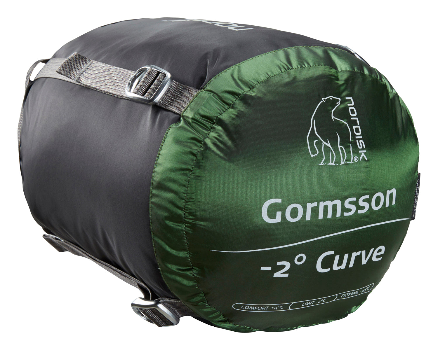 Gormsson -2° Curve sovepose - Artichoke Green/Mustard Yellow/Black