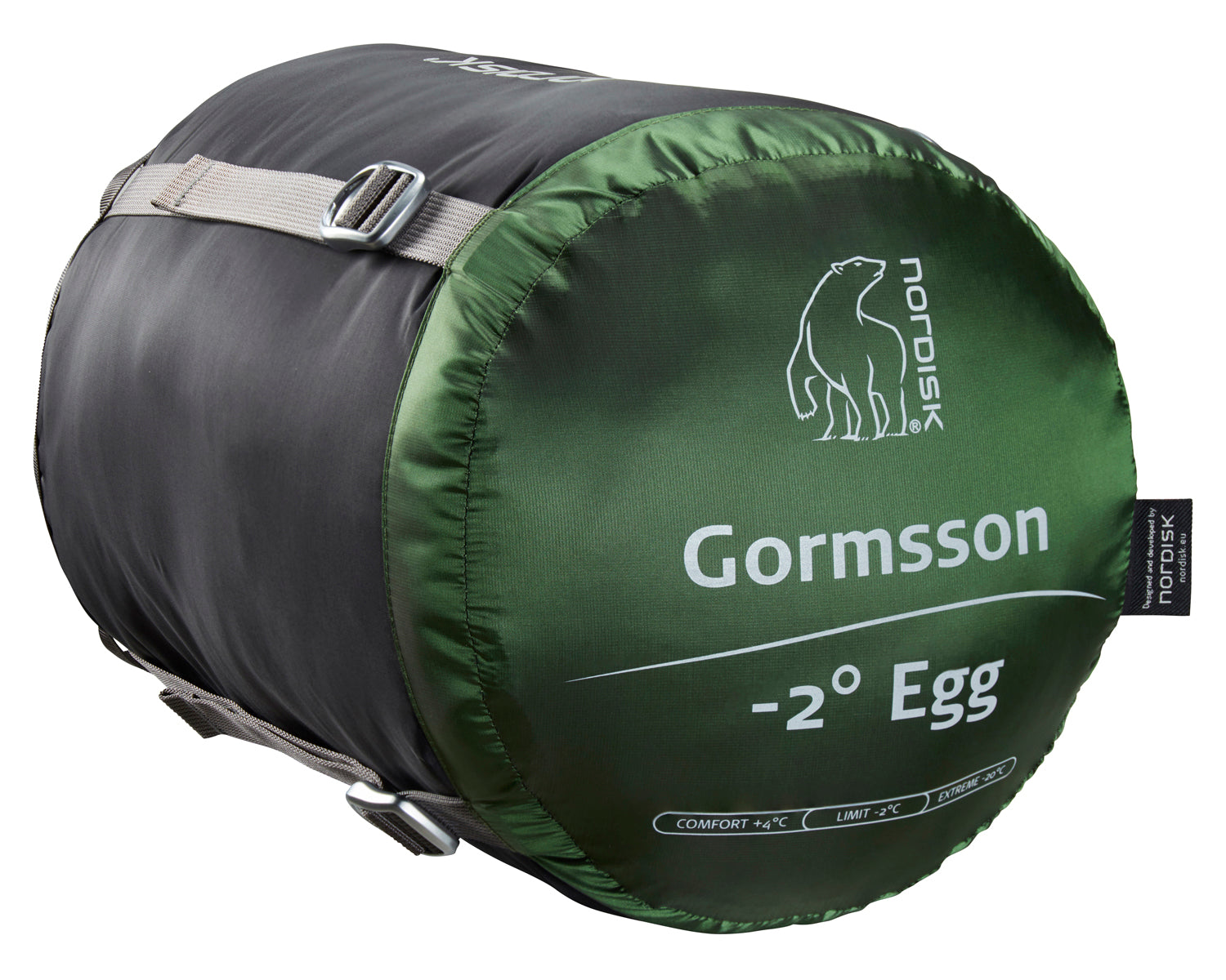 Gormsson -2° Egg sovepose - Artichoke Green/Mustard Yellow/Black