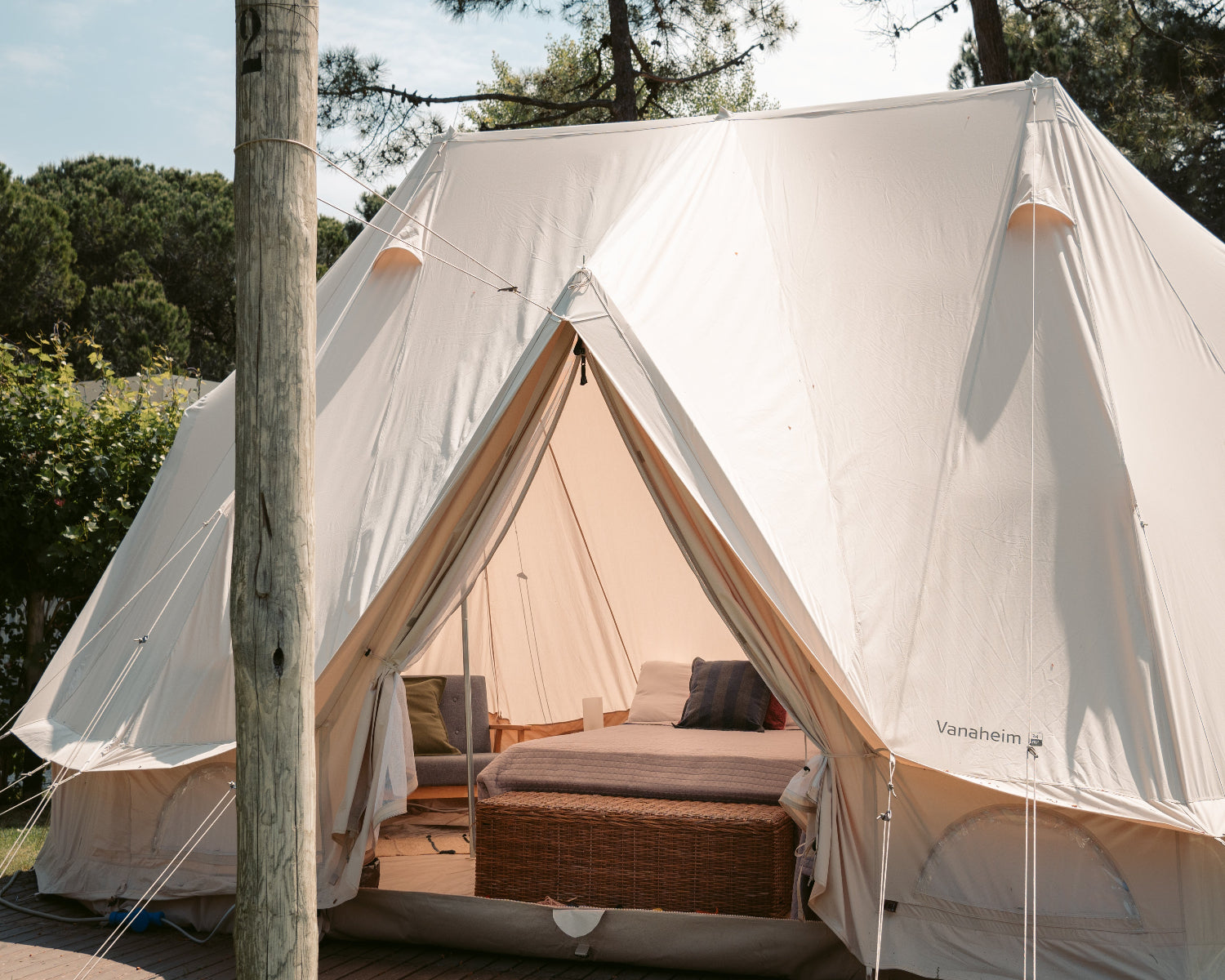 Vanaheim 40 Glampingtelt - 40 m² | 20 personer | Sandshell